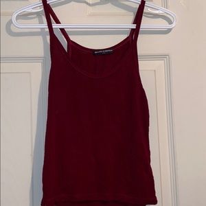 Burgundy Brandy Melville top
